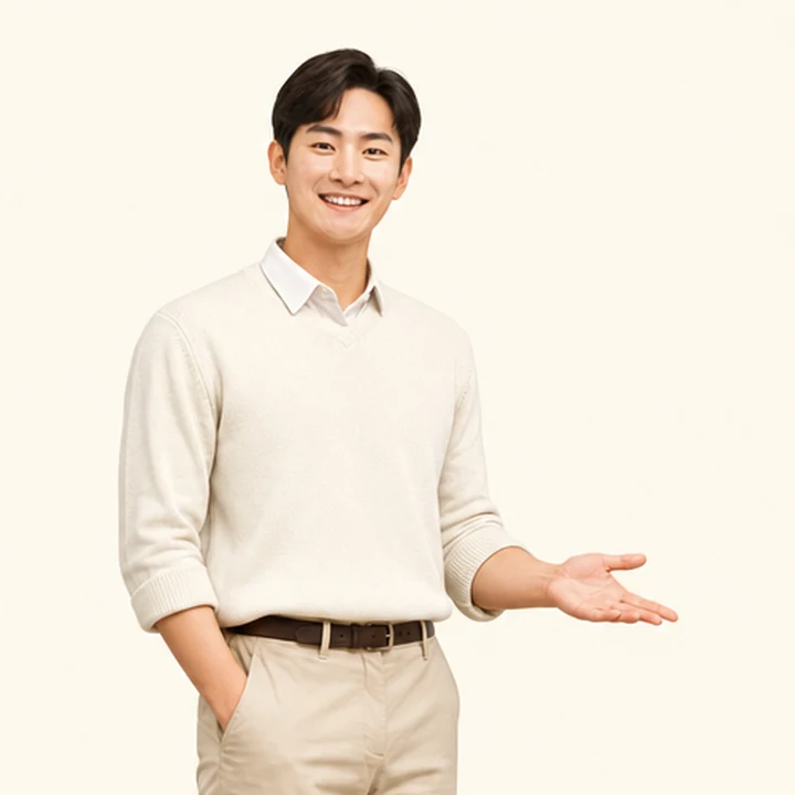 신용불량 소나타 장기렌트 상담 신청을 안내하는 담당자